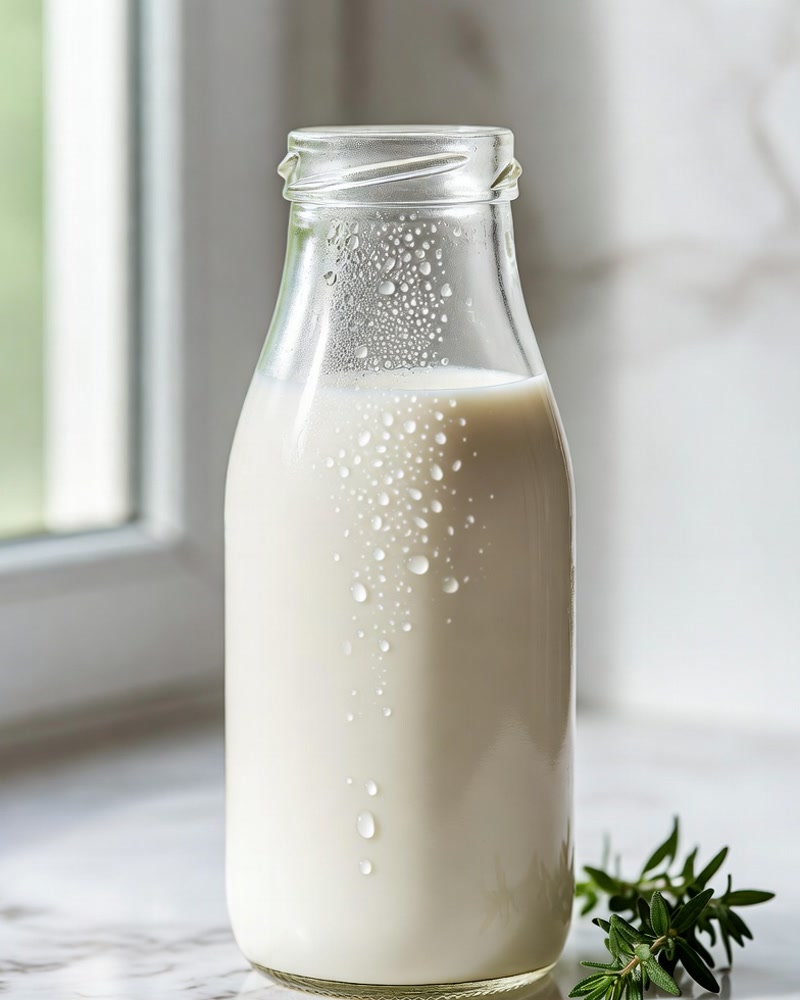 LAILA Dairy Whole Milk — Premium glass bottle of fresh whole milk